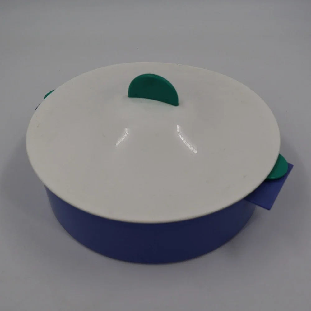 Tupperware Microwave Steamer Set OS Blue Teal White 3066A 3067A 3065A